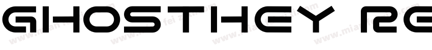 ghosthey Regular字体转换